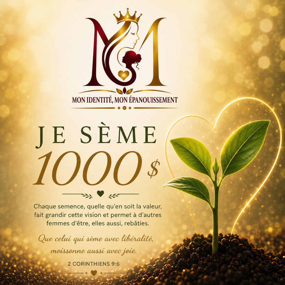 Je sème 1000$